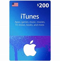 Itunes Card 200$