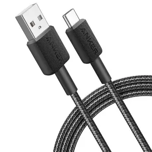 [سن0334] Anker Select+ USB A to USB C Braided 1M