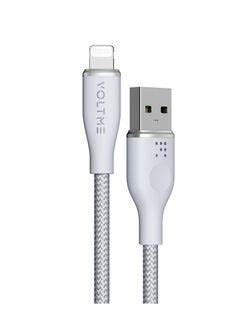 [C2111] VOLTME Wire USB to iP Braided 1.2m Gray