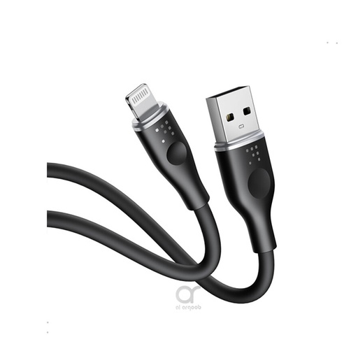 [C2089] VOLTME Wire MOSS USB to iP 1.2m Black